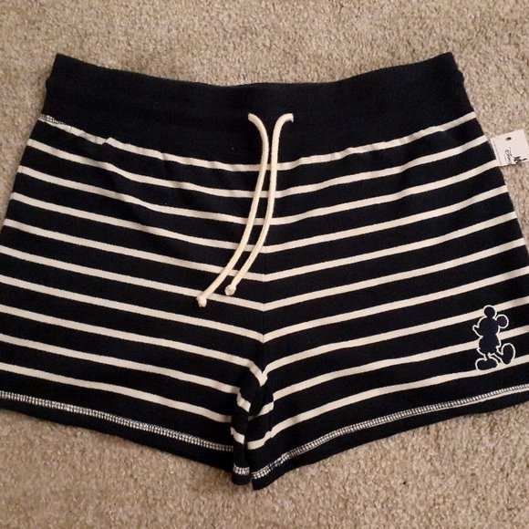 Mickey Mouse Striped Shorts - Picture 1 of 2